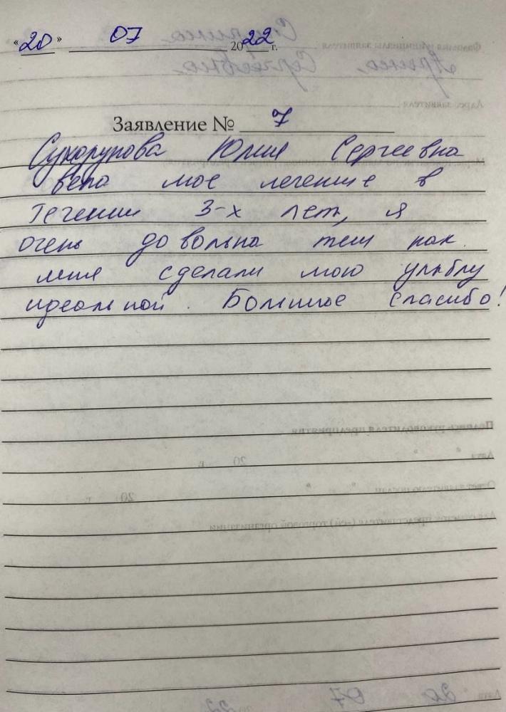 Отзыв от Арина Сергеевна 20.07.2022 09:25:31