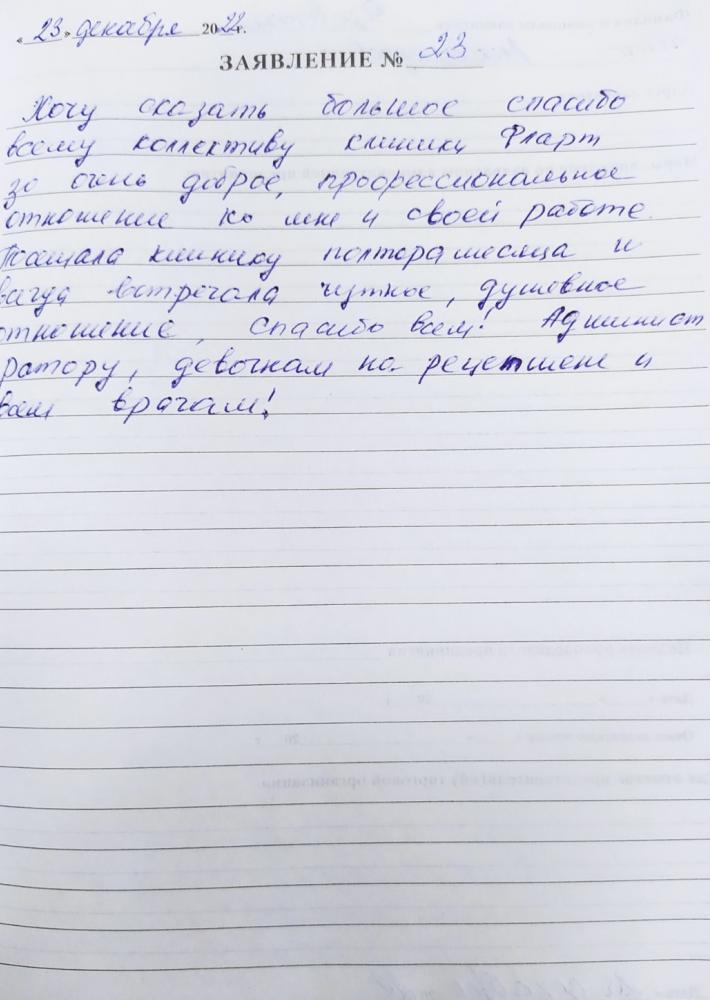 Отзыв от Инга Александровна 23.12.2022 08:21:39