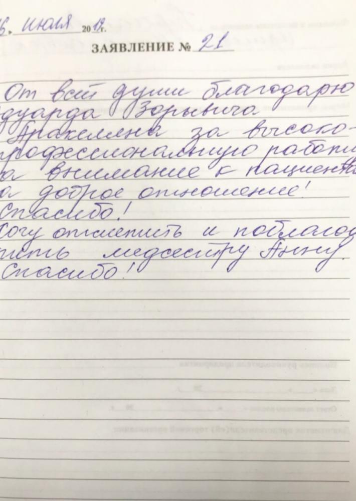 Отзыв от Ирина 16.07.2019 08:15:26