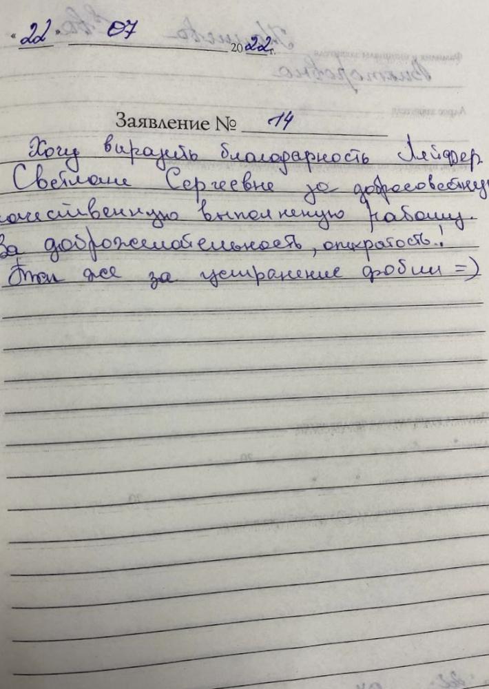 Отзыв от Ева Викторовна 22.07.2022 12:33:20