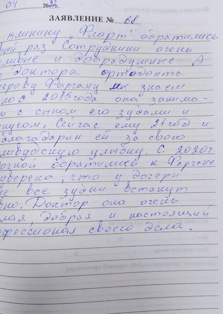 Отзыв от Дарья Ивановна 07.04.2022 06:29:02