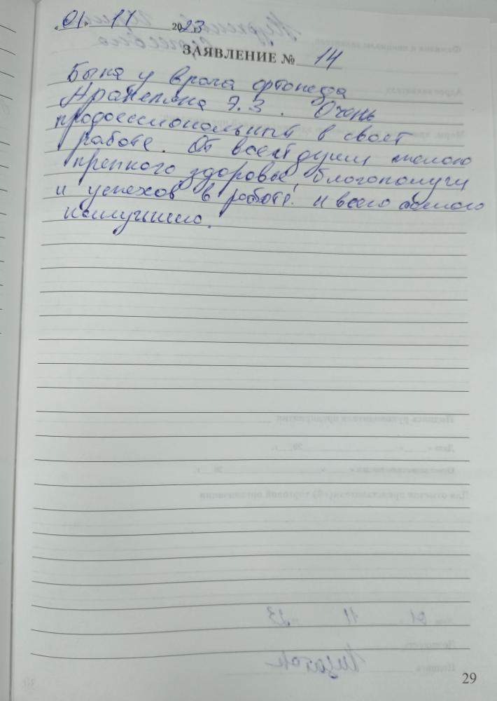 Отзыв от Ирина 03.11.2023 10:11:22